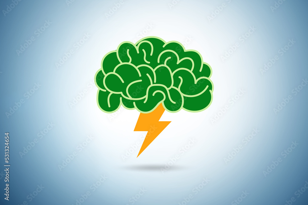 Fototapeta premium Brainstorming concept as a way of finding solutions