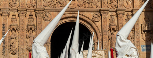 PROCESION DE SEMANA SANTA SALAMANCA 2022 INTERÉS TURÍSTICO INTERNACIONAL 9 Abril sabado de pasion cofradia penitencial del rosario
 photo