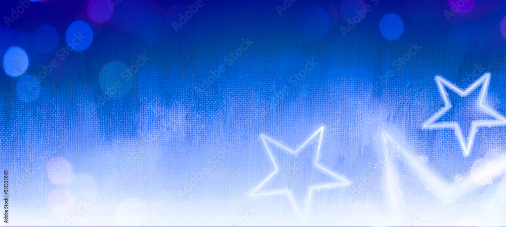 Holiday bokeh. Abstract festive Christmas background with elegant bokeh defocused star lights Holiday bokeh. Abstract festive Christmas background with elegant bokeh defocused star lights