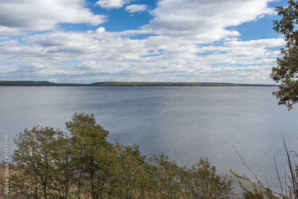 Fototapeta premium Lake Eufaula, view from Crowder Point RV Park, Oklahoma