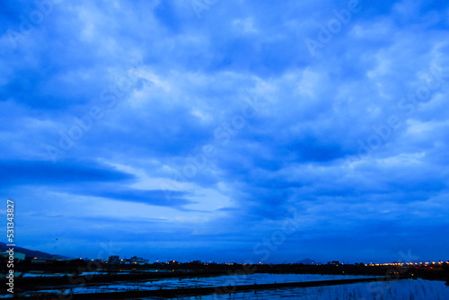 Soft Clouds and Blue Sky 