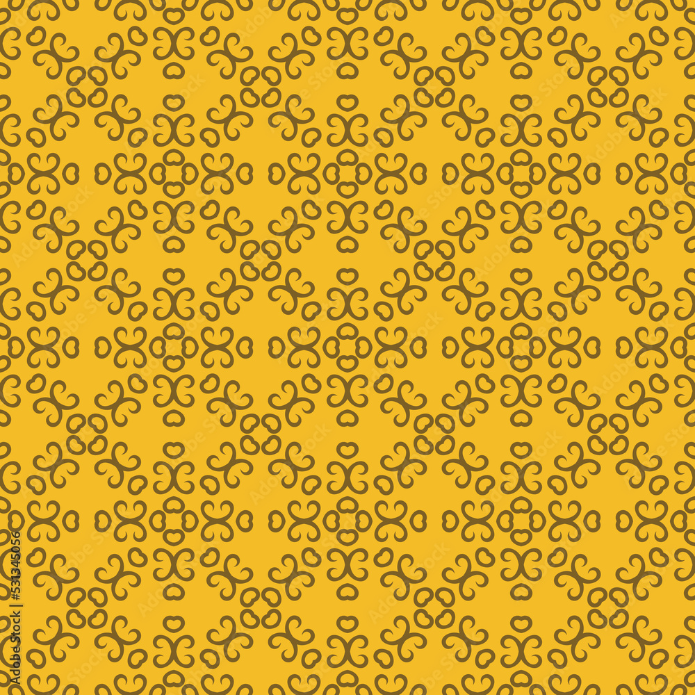 yellow nature ornament seamless pattern yellow nature ornament seamless pattern