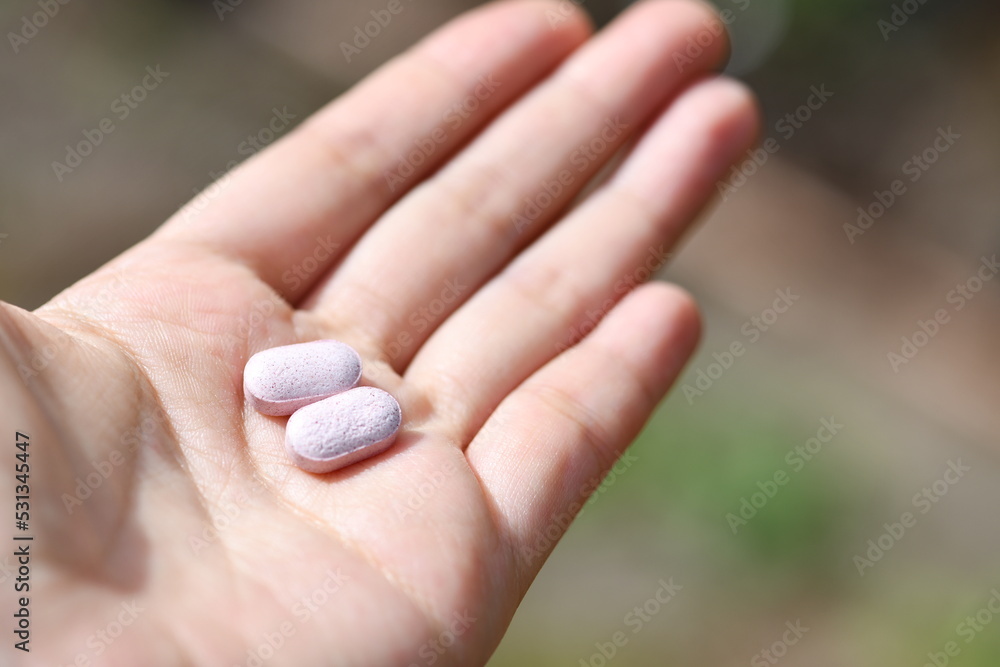 hand the palm of one s hand health pill medicine supplement hand the palm of one s hand health pill medicine supplement
