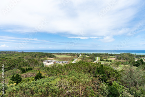 Wallpaper Mural 沖縄県・多良間島・八重山遠見台から見下ろす景色 Torontodigital.ca