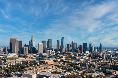 Skyline of Down Town Los Angeles California  