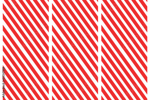 retro candy cane shop backdrop vintage holiday gift box card tag wrapping paper tilt striped white red illusion christmas background holidays vector art