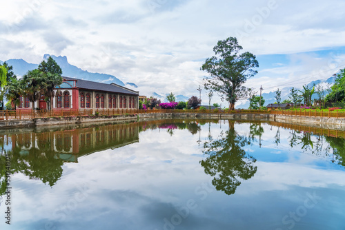 Scenery, Lakes and Villages in the Plateau Mountains of Yunnan Province, China