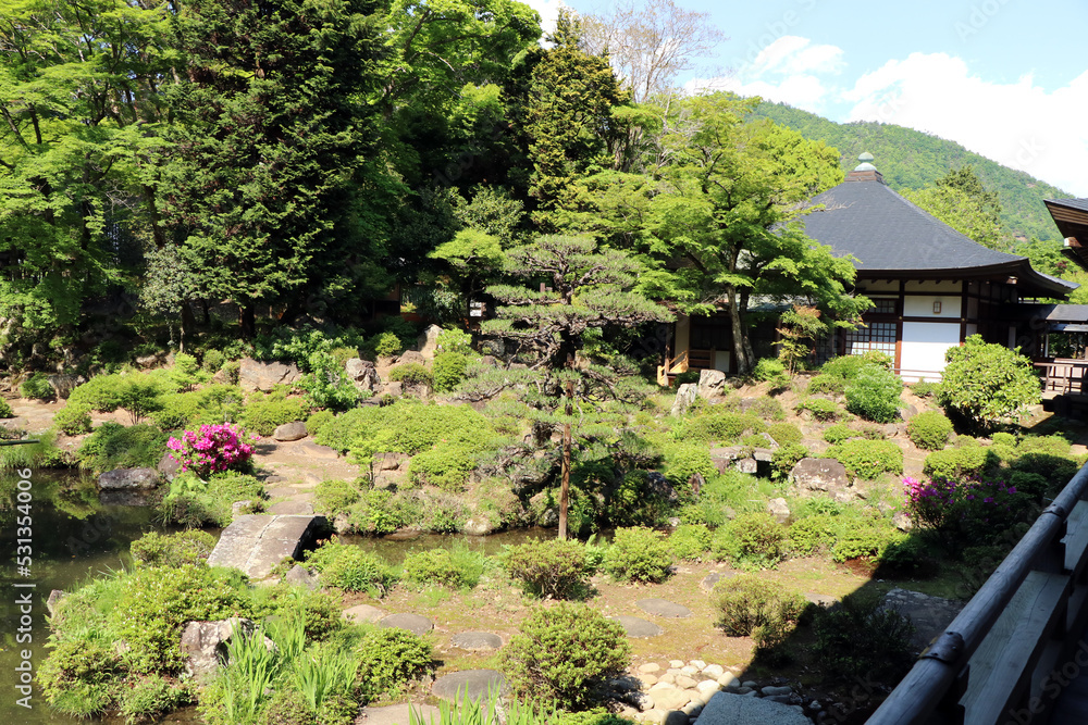 恵林寺のお庭