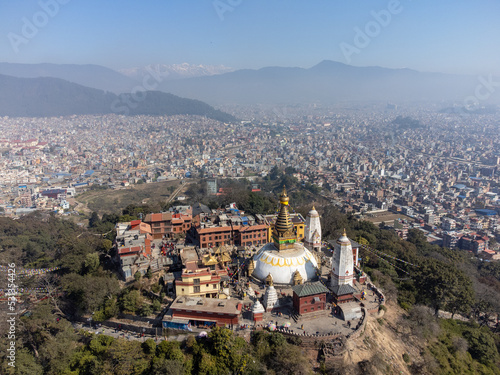 Swayambhu Mahachaitya Temple Kathmandu Nepal
