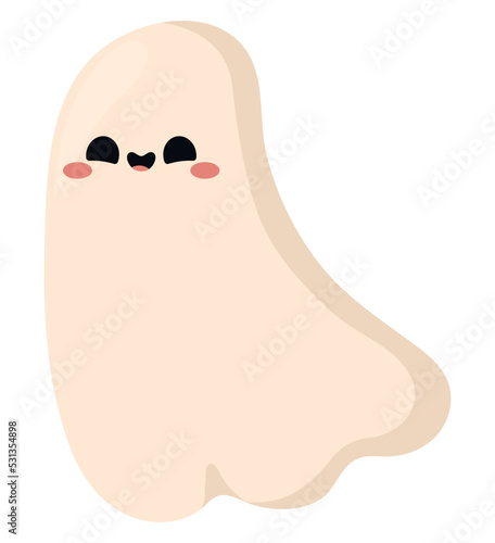 glad ghost illustration