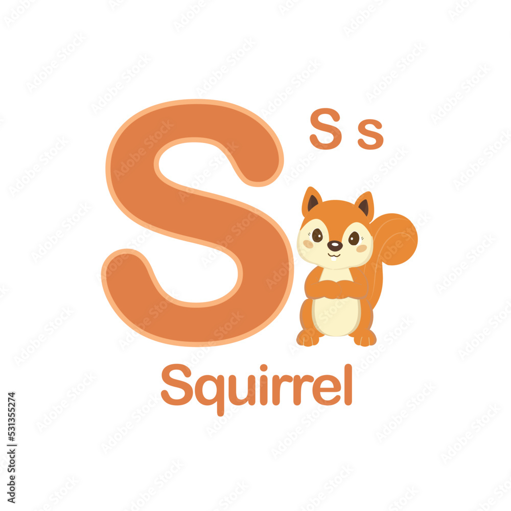 Cute Animals alphabet for kids education. Cute Animals alphabet for kids education.