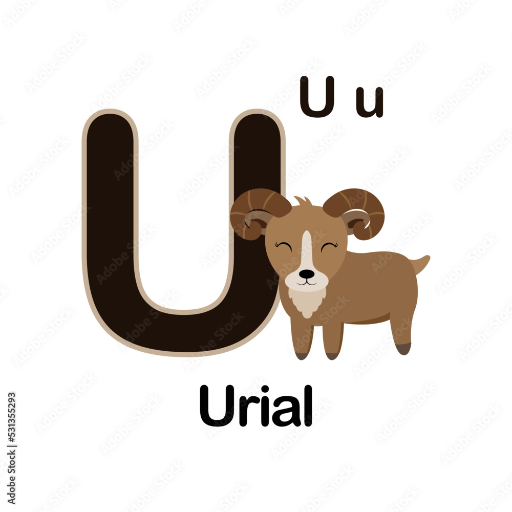 Cute Animals alphabet for kids education. Cute Animals alphabet for kids education.