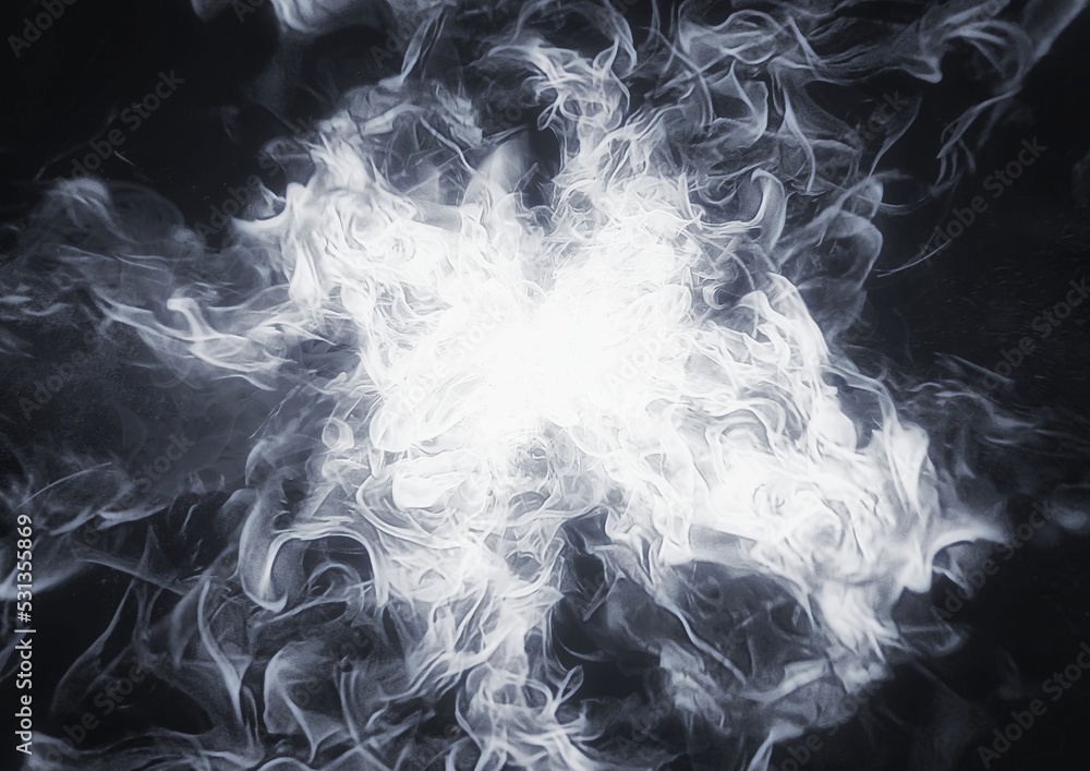 Obraz premium smoke on black background