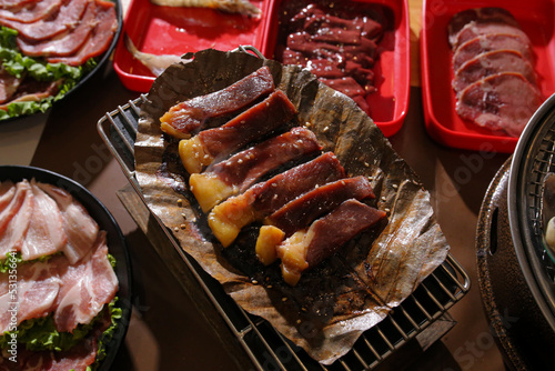 grilled pork ribs