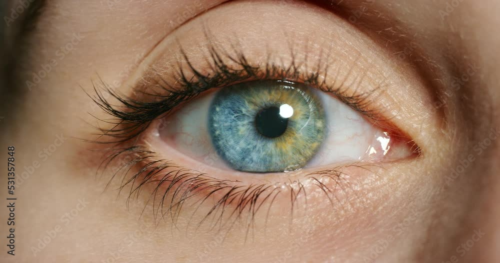 Closeup of woman with green and blue eyes or contact lens for vision, eyecare or eyesight awareness. Macro of medical optic exam for optical wellness and health. Beautiful, natural and human iris. Closeup of woman with green and blue eyes or contact lens for vision, eyecare or eyesight awareness. Macro of medical optic exam for optical wellness and health. Beautiful, natural and human iris.