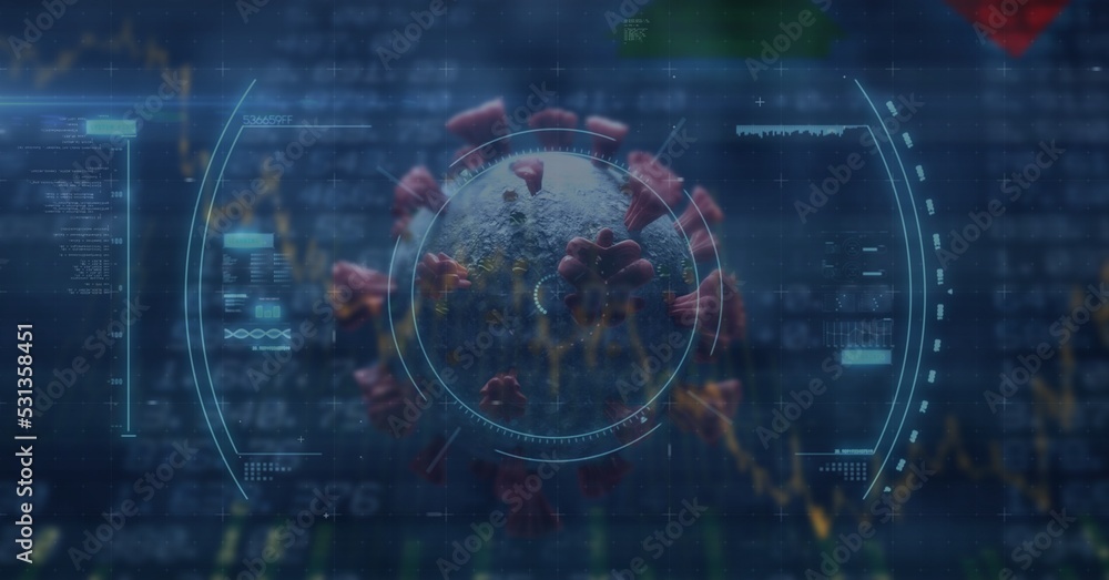 Scope scanning Covid-19 cells against data processing