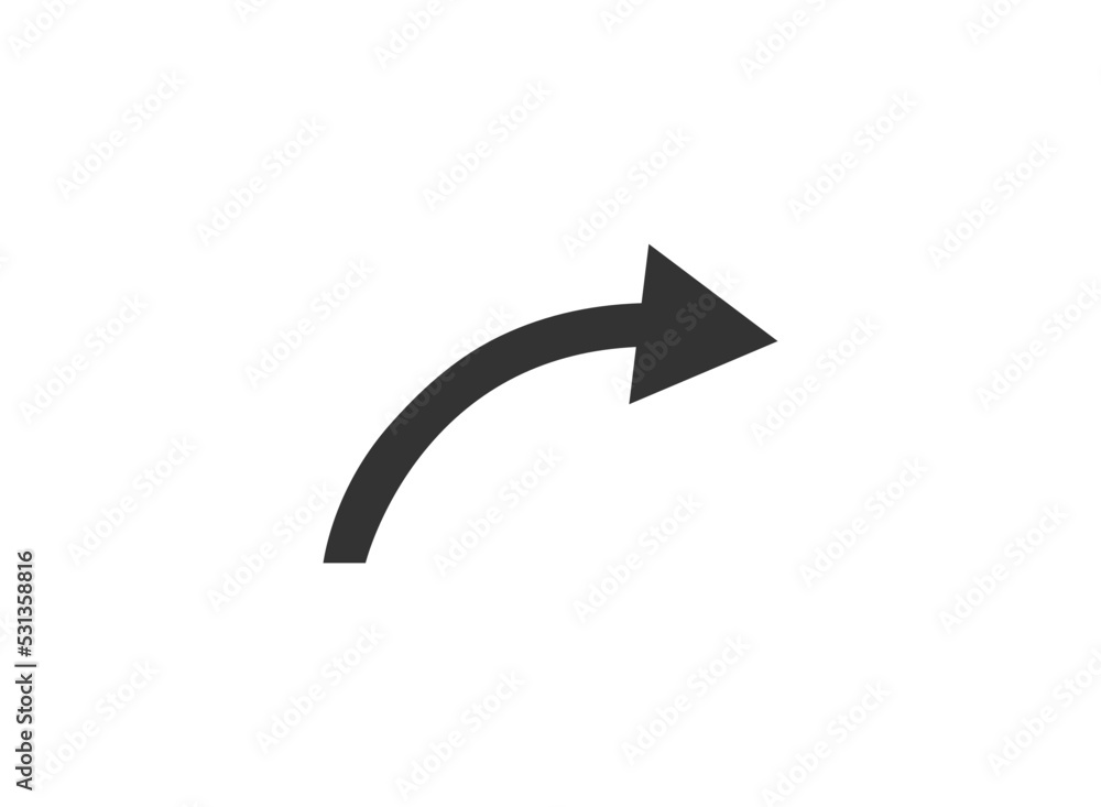 Arrow Icon in trendy flat style isolated on grey background. Arrow symbol for your web site design, logo, app, UI. Vector illustration, EPS 10. Arrow Icon in trendy flat style isolated on grey background. Arrow symbol for your web site design, logo, app, UI. Vector illustration, EPS 10.