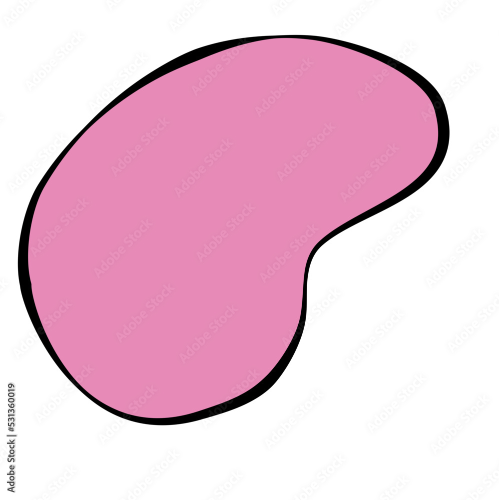 Abstract blob organic modern shape background Abstract blob organic modern shape background
