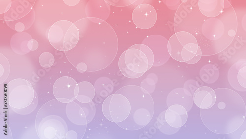 Abstract Pink Purple Bokeh Light Background