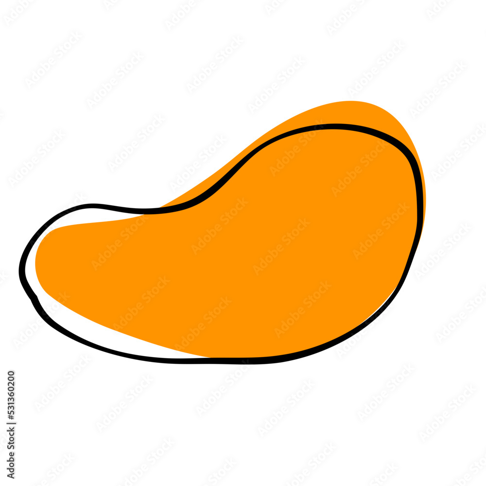 Abstract blob organic modern shape background Abstract blob organic modern shape background