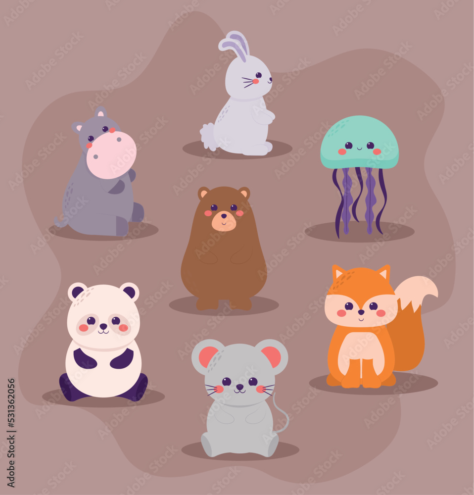 cute colorful animals cute colorful animals