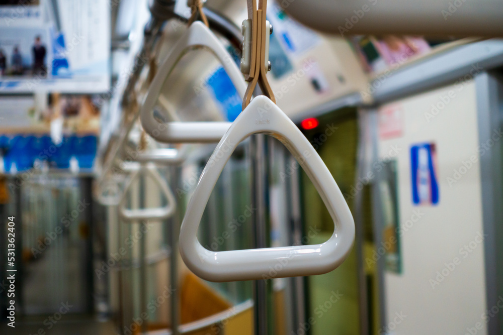 電車のつり革イメージ 北海道札幌市 電車のつり革イメージ 北海道札幌市