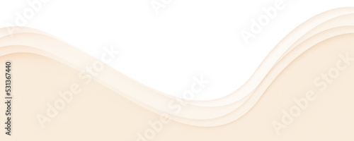 Abstract ivory color paper layer background. Paper water background. Vector illustration