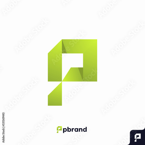 Free Download Letter P logo icon design template - GFXLoad