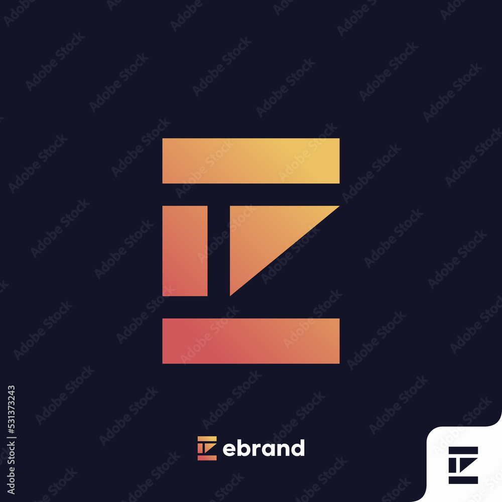 Letter E logo icon design template Letter E logo icon design template