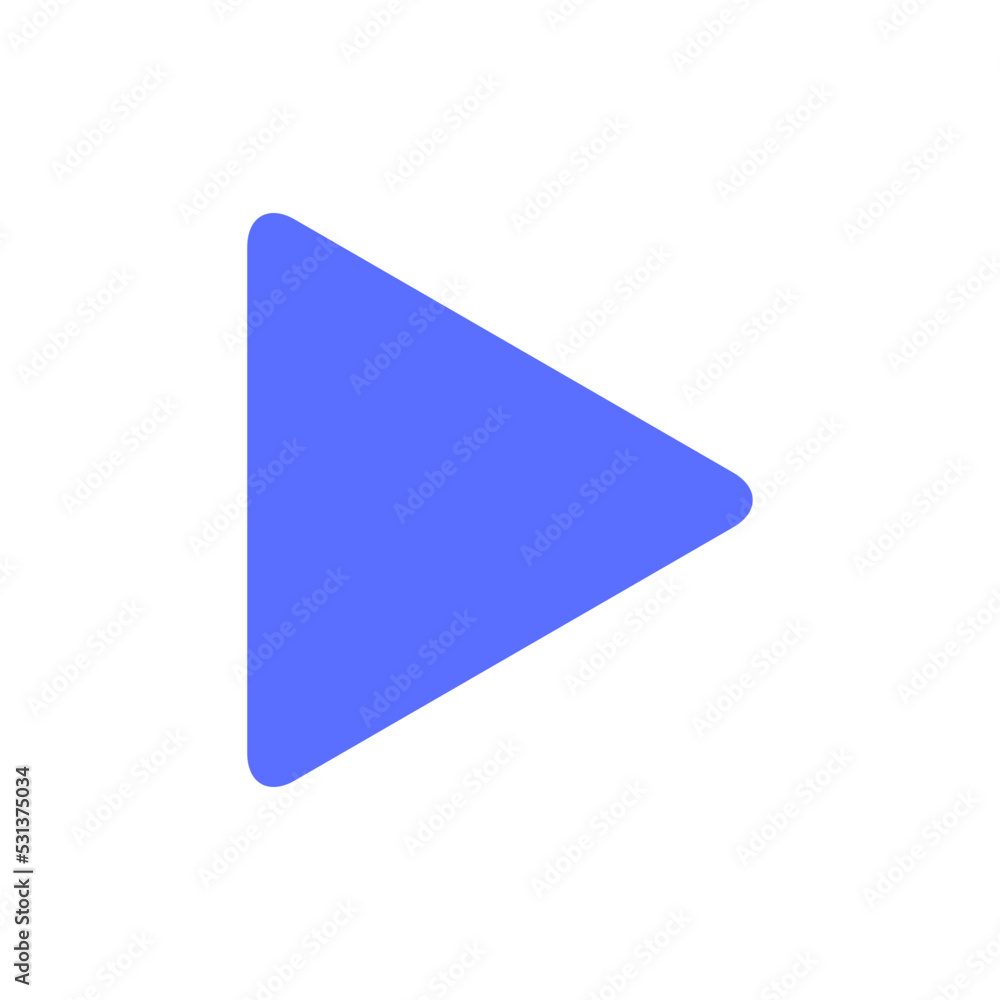 Play button vector icon Play button vector icon