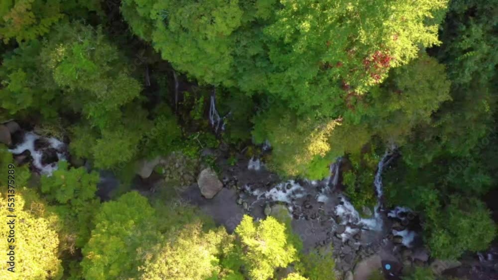 吐竜の滝・空撮 吐竜の滝・空撮