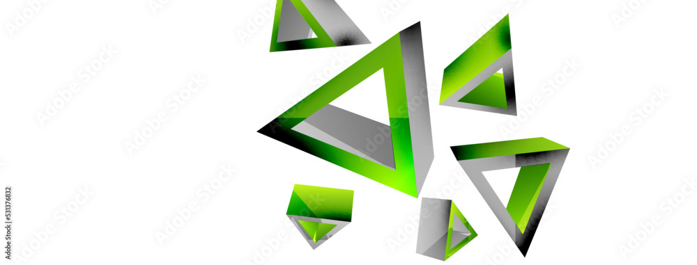 3d triangle abstract background. Basic shape technology or business concept composition. Trendy techno business template for wallpaper, banner, background or landing 3d triangle abstract background. Basic shape technology or business concept composition. Trendy techno business template for wallpaper, banner, background or landing