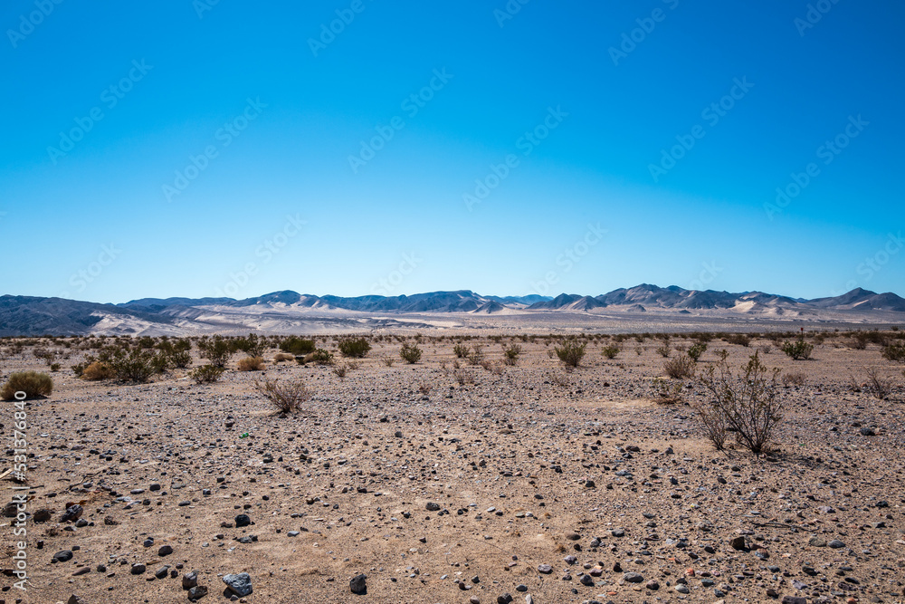 desert landscape somewhere in california