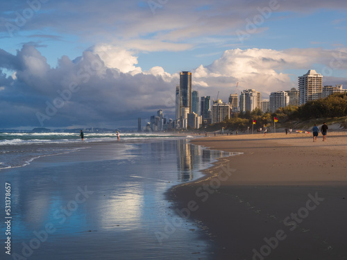Gold Coast Beachside Skyline