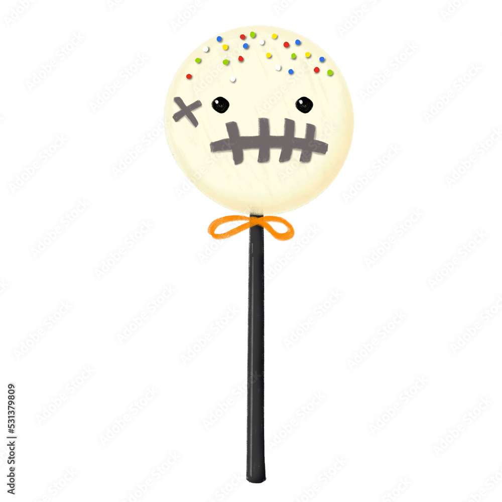Cute Halloween white ghost cake pops Cute Halloween white ghost cake pops