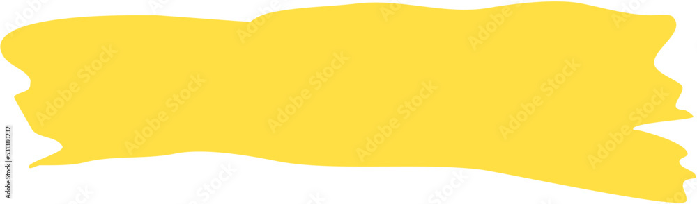 Yellow Highlight Marker Illustration