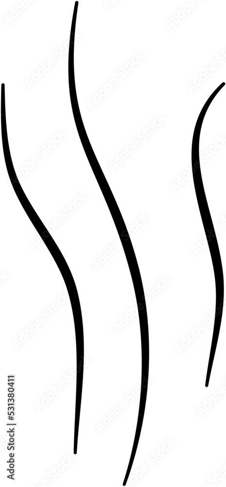 Smoke Aroma Line Illustration Smoke Aroma Line Illustration