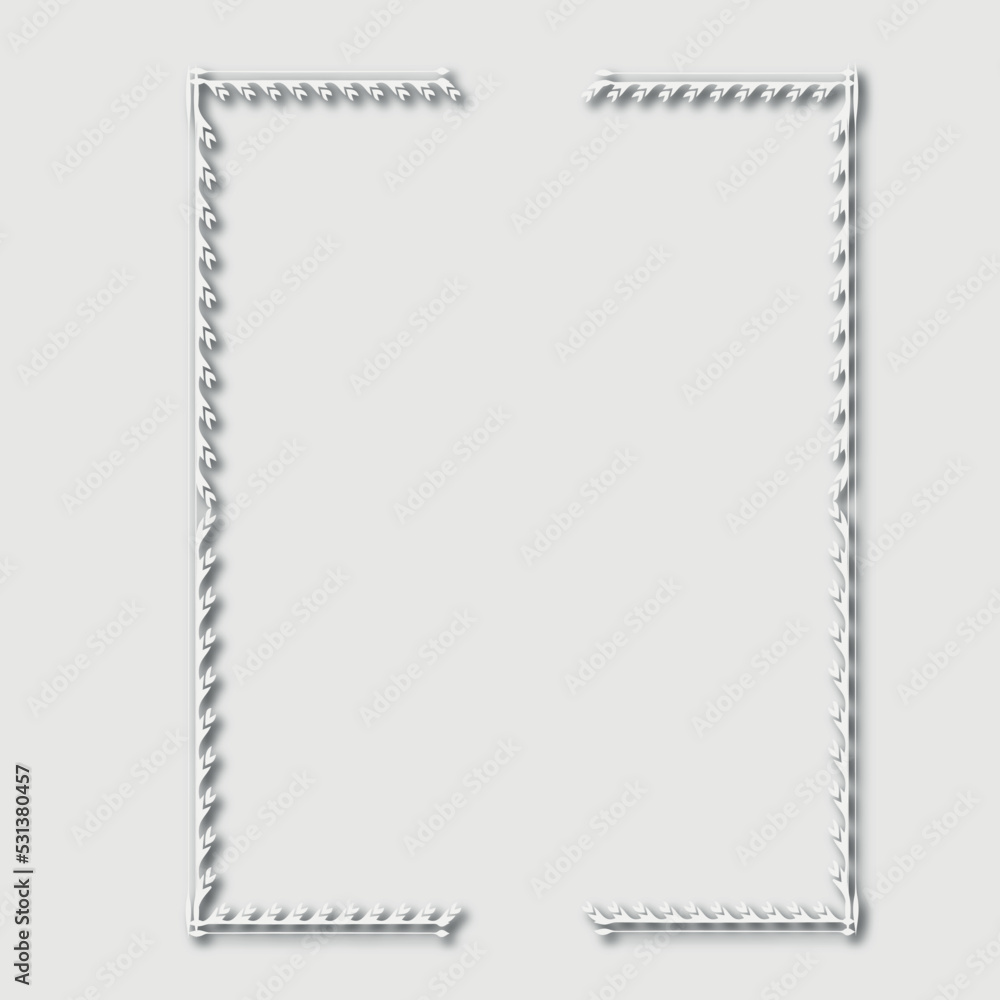 Frame, in the style of an ornament, Vector illustration eps 10, Art.