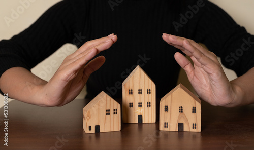 house in hands