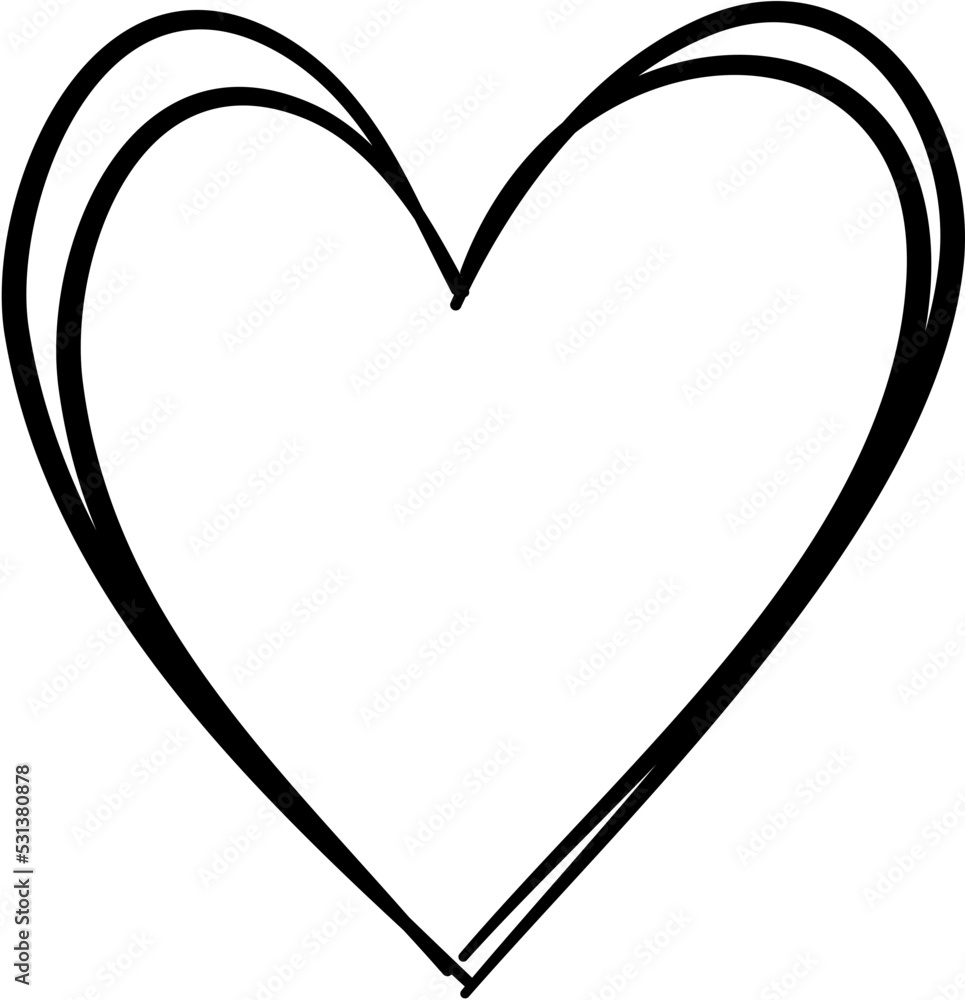 Doodle Abstract Heart Love Doodle Abstract Heart Love