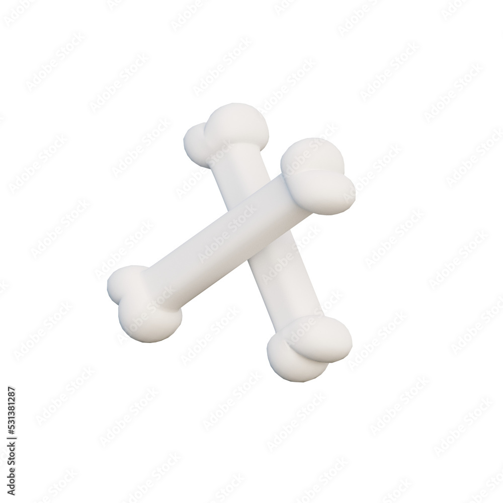 3D Bone Illustration 3D Bone Illustration