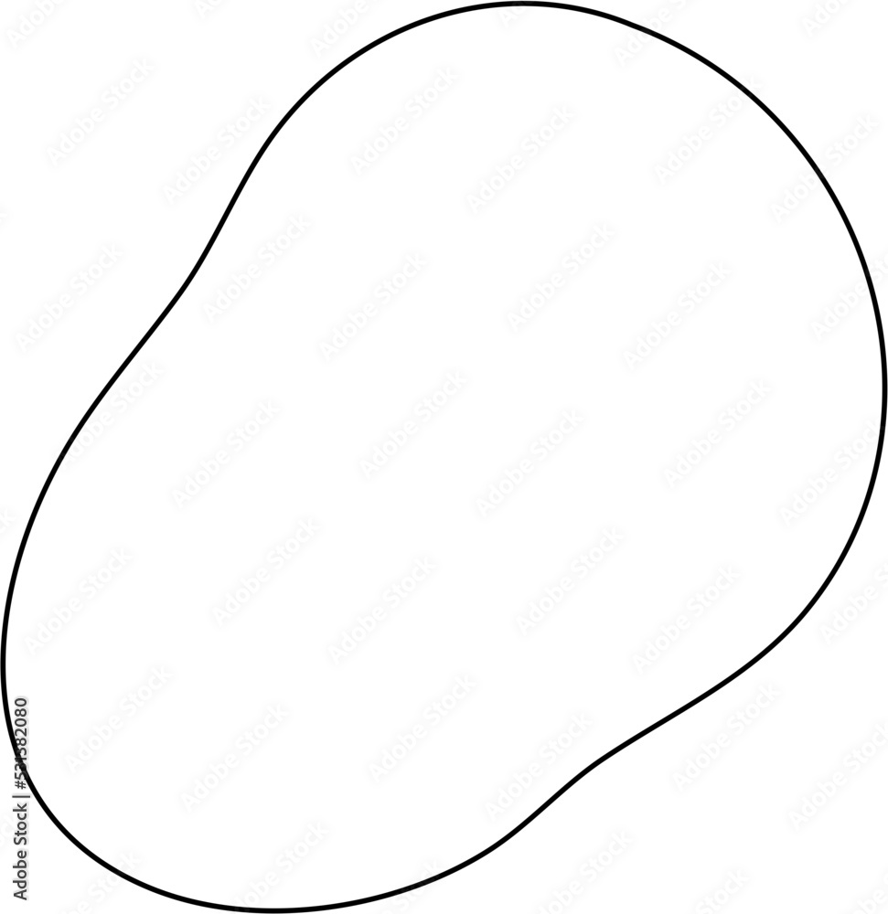 Irregular Line Abstract Shape Irregular Line Abstract Shape