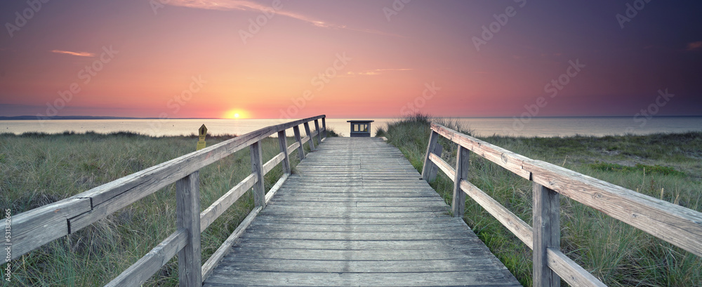 Fototapeta premium Herbst am Meer