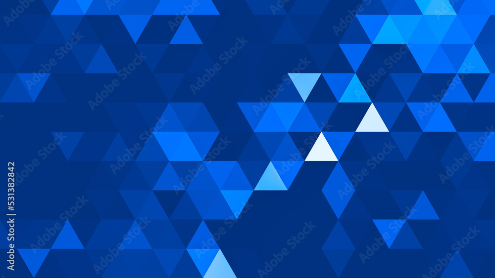 Obraz premium Dark Blue polygonal pattern Abstract geometric background Triangular mosaic, perfect for website, mobile, app, advertisement, social media