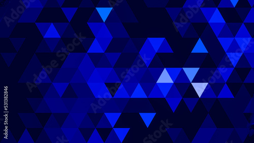 Dark Blue polygonal pattern Abstract geometric background Triangular mosaic, perfect for website, mobile, app, advertisement, social media