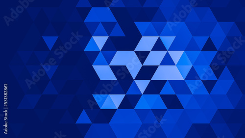 Dark Blue polygonal pattern Abstract geometric background Triangular mosaic, perfect for website, mobile, app, advertisement, social media