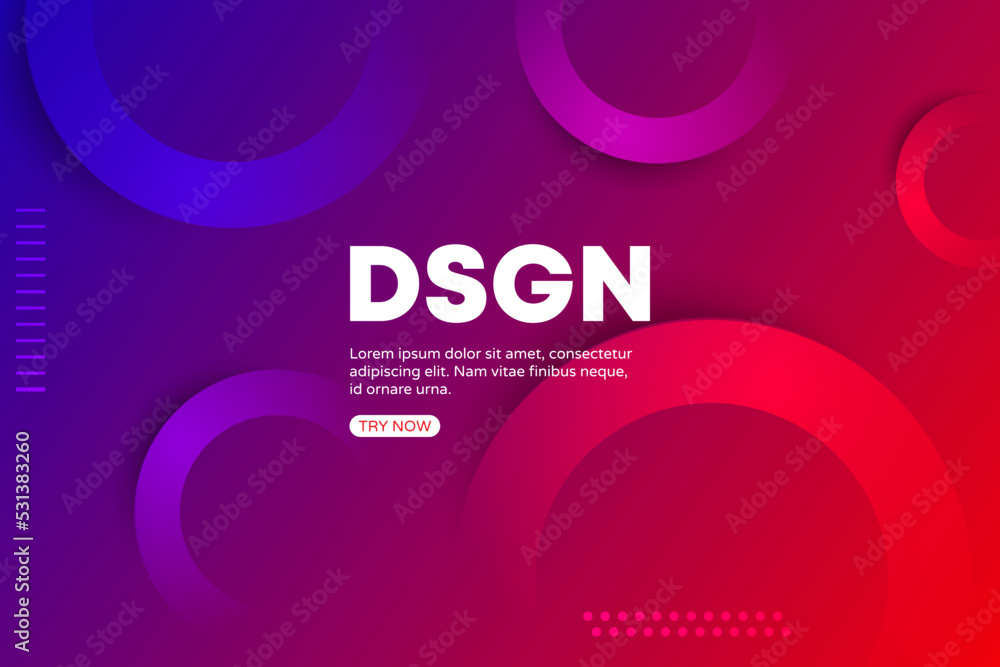 Abstract circle shape red and blue gradient background Abstract circle shape red and blue gradient background