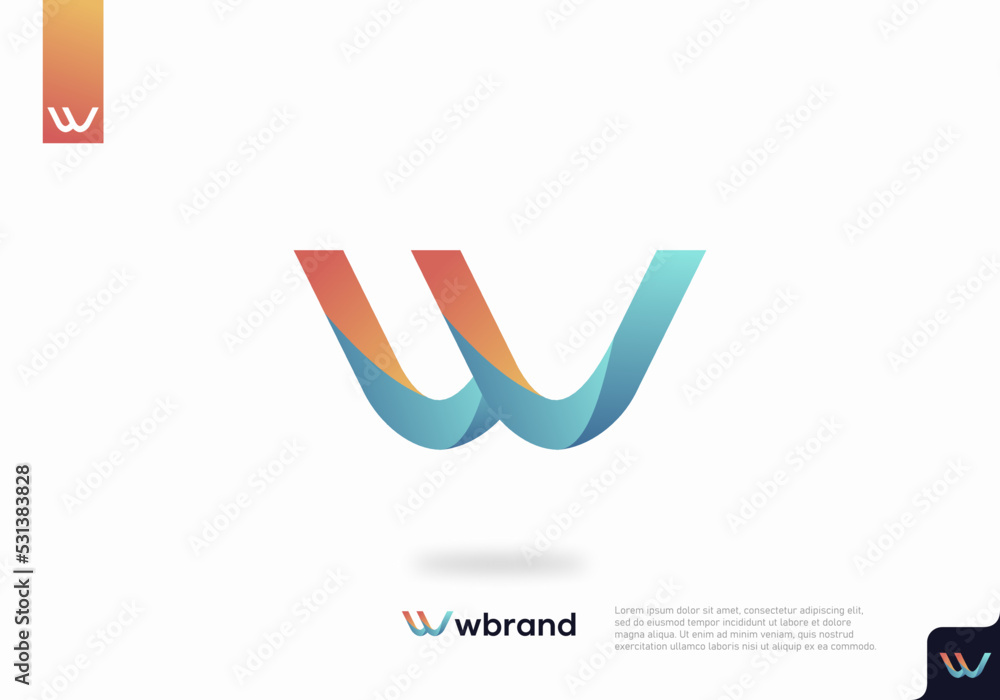 Letter W logo icon design template Letter W logo icon design template