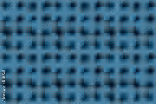 Abstract background with blue square elements pattern