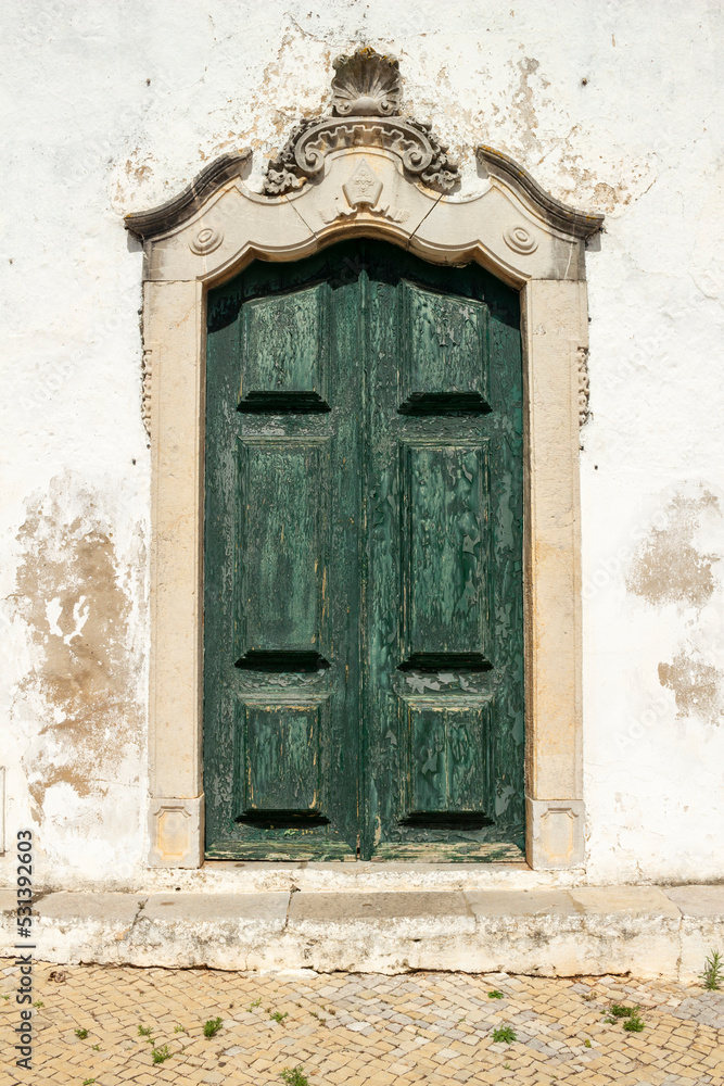 Fototapeta premium Old Portuguese Church Door